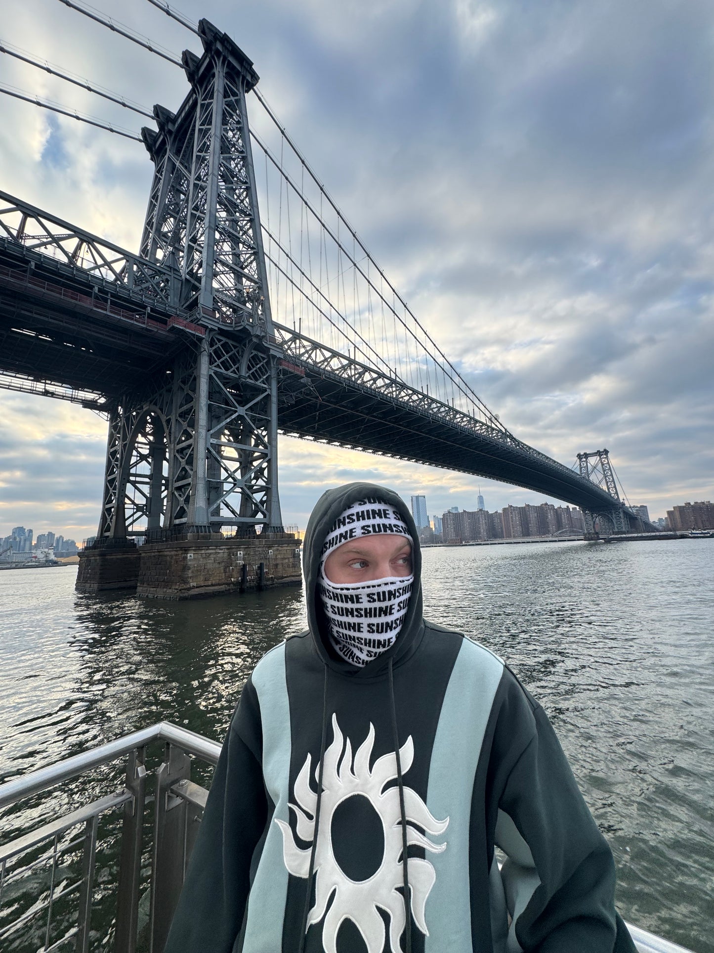 SUNSHINE TWO TONE OVERSIZED HOODIE