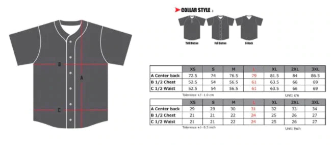 AANG PULLOVER BASEBALL JERSEY