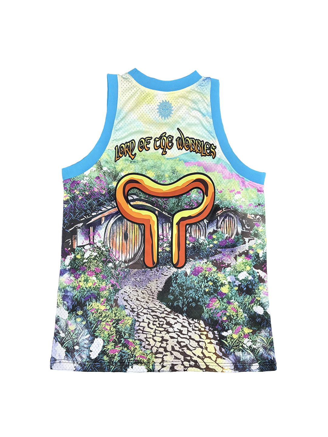 LORD OF THE WOBBLES EMBROIDERED BASKETBALL JERSEY