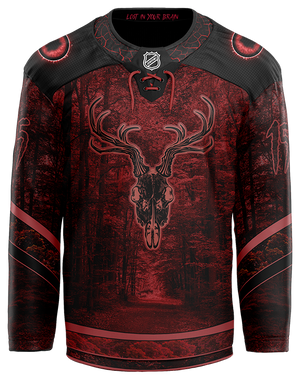 RED ABYSS HOCKEY JERSEY