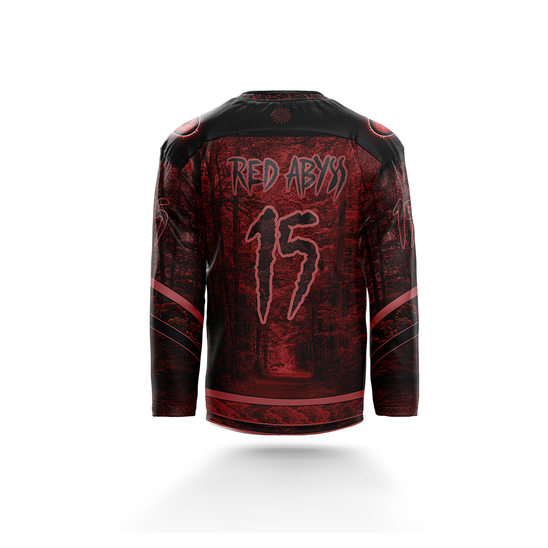 RED ABYSS HOCKEY JERSEY