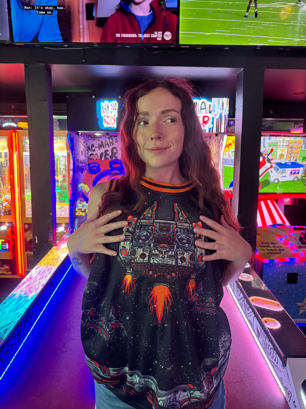 SPACE B EMBROIDERED BASKETBALL JERSEY