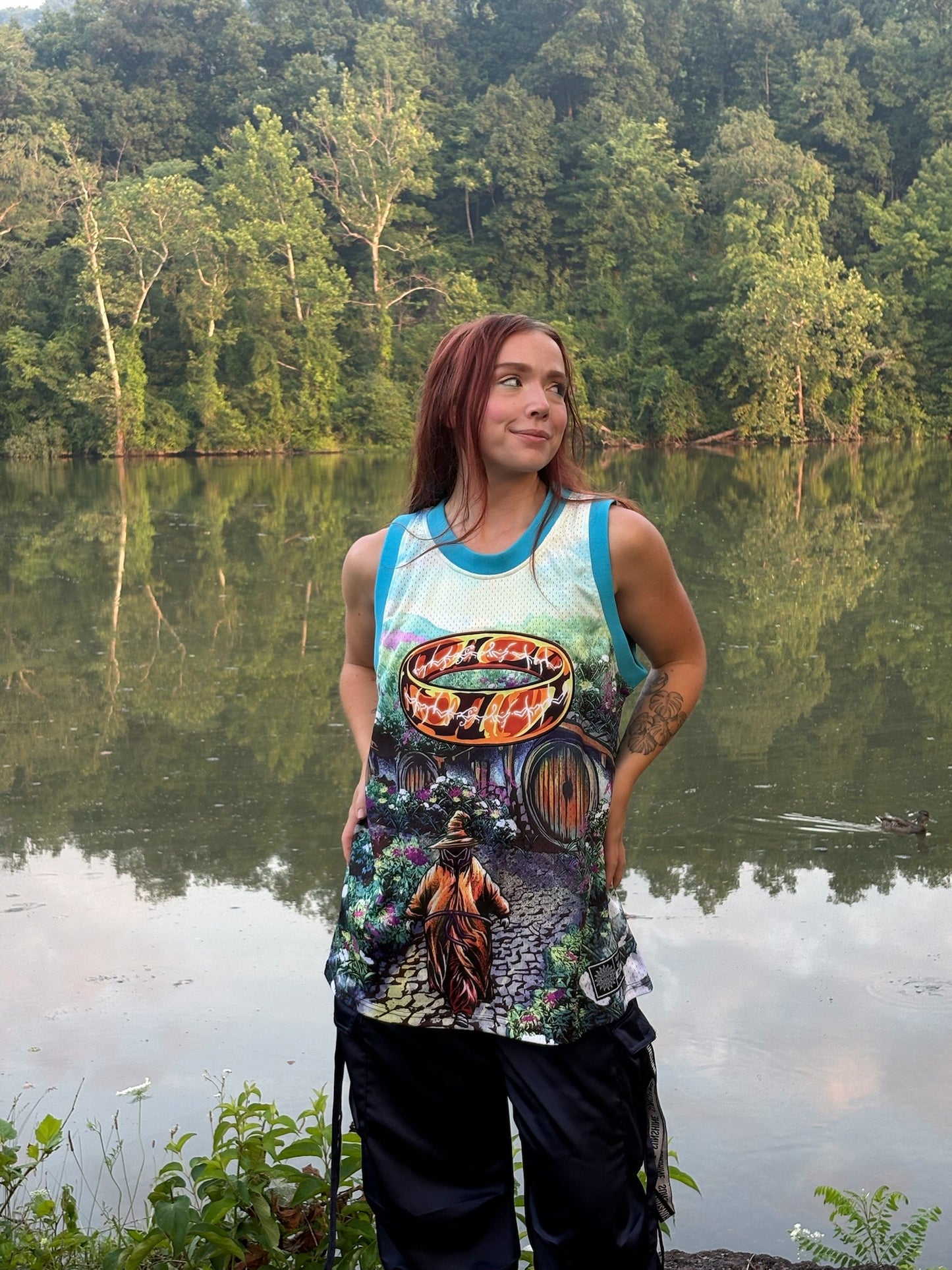 LORD OF THE WOBBLES EMBROIDERED BASKETBALL JERSEY