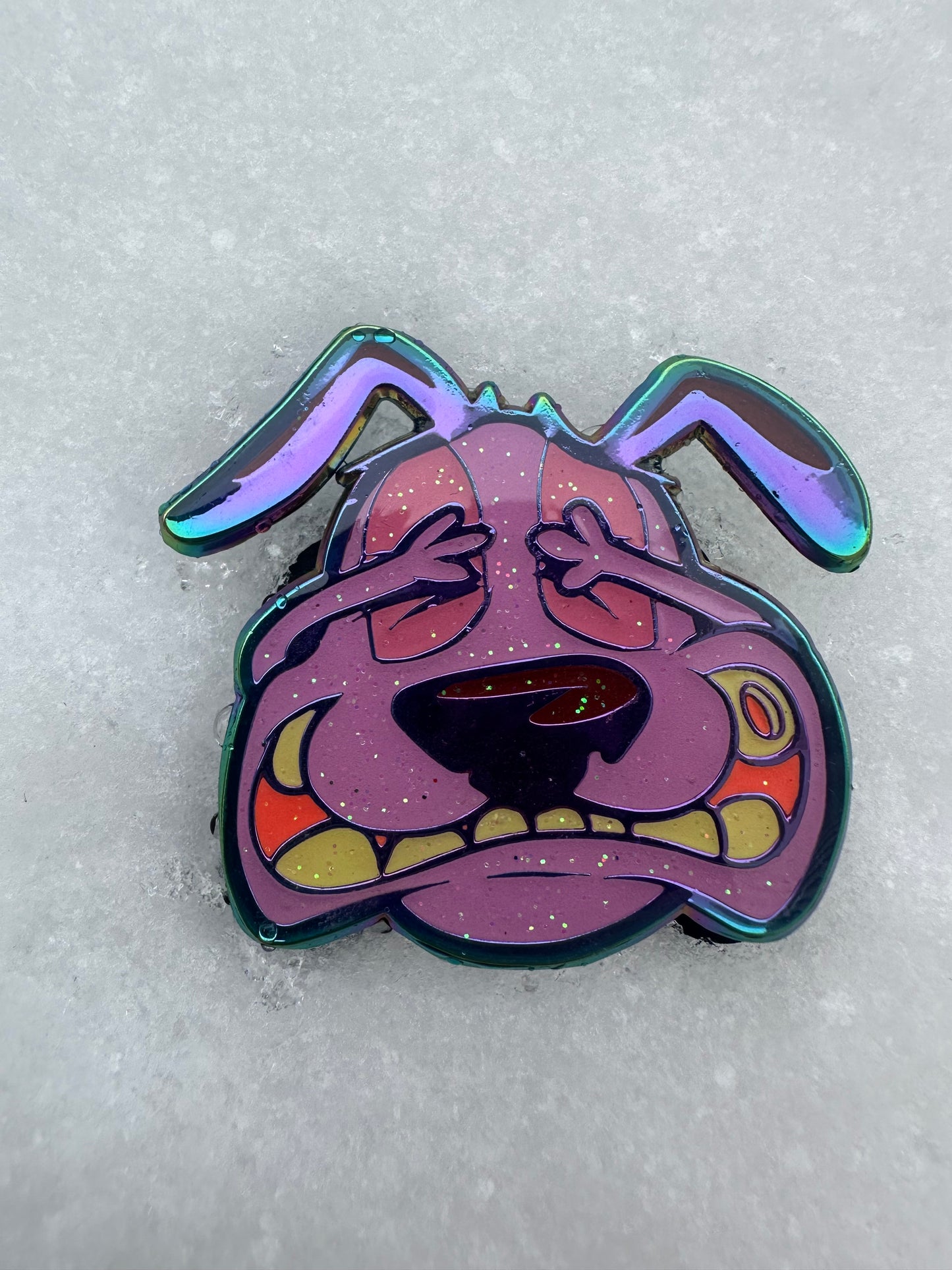COURAGE GLITTER PIN