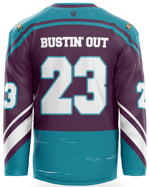 GRIZ DUCKS HOCKEY JERSEY