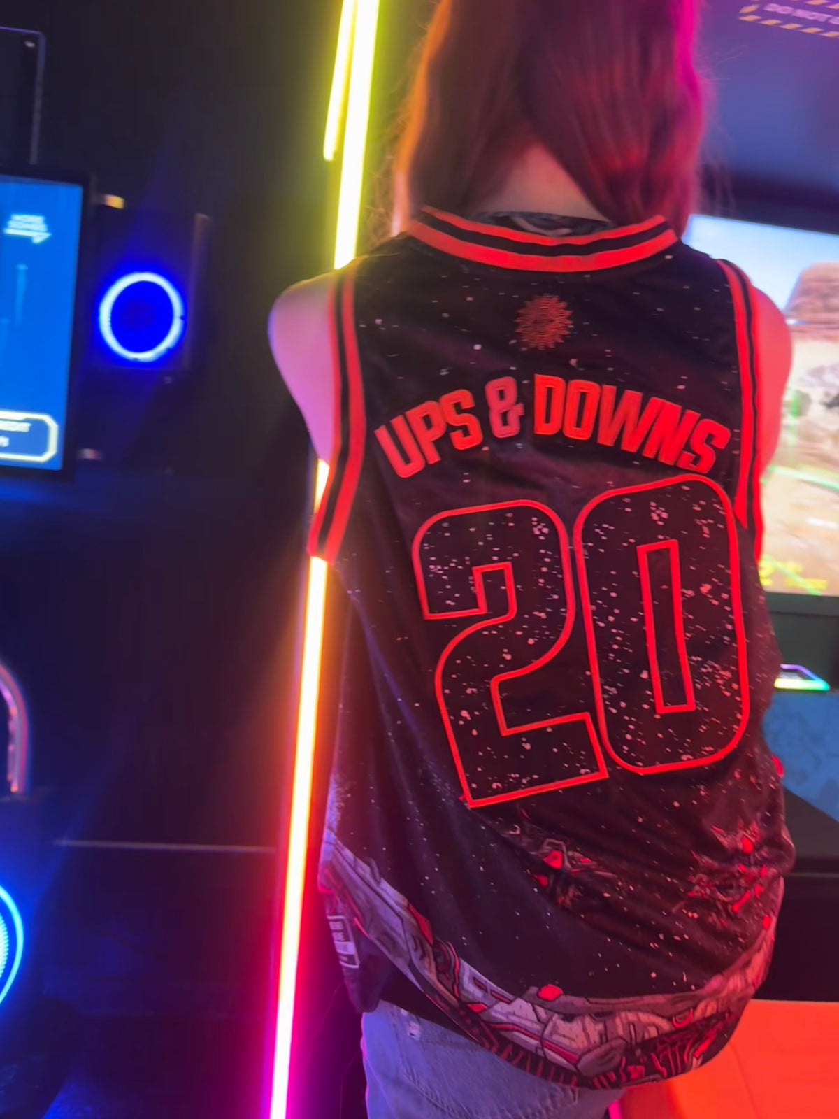 SPACE B EMBROIDERED BASKETBALL JERSEY