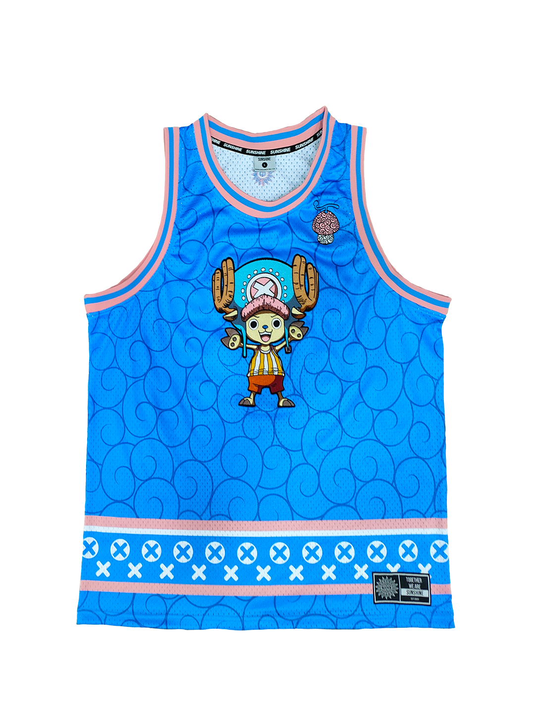 TONY TONY EMBROIDERED BASKETBALL JERSEY