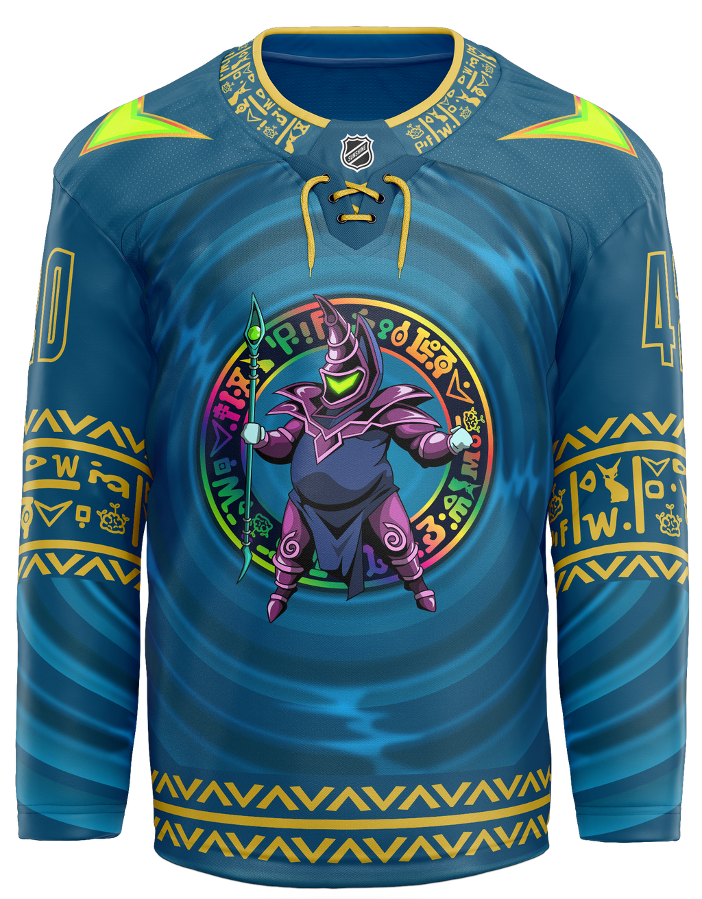 DARK WOBBLE MAGICIAN HOCKEY JERSEY