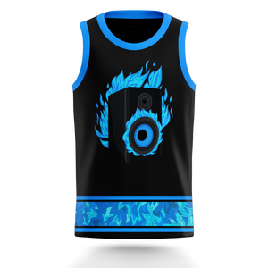 BLUE SPEAKER BASKETBALL JERSEY