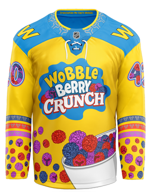 WOBBLE BERRY CRUNCH HOCKEY JERSEY