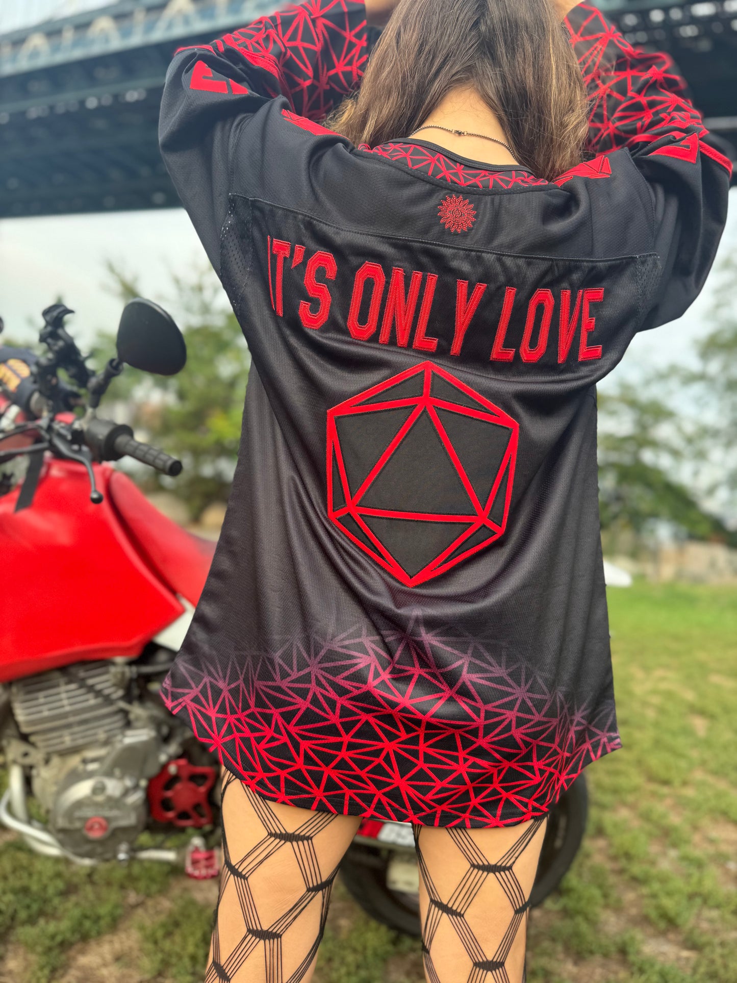 IT'S ONLY LOVE HOCKEY JERSEY