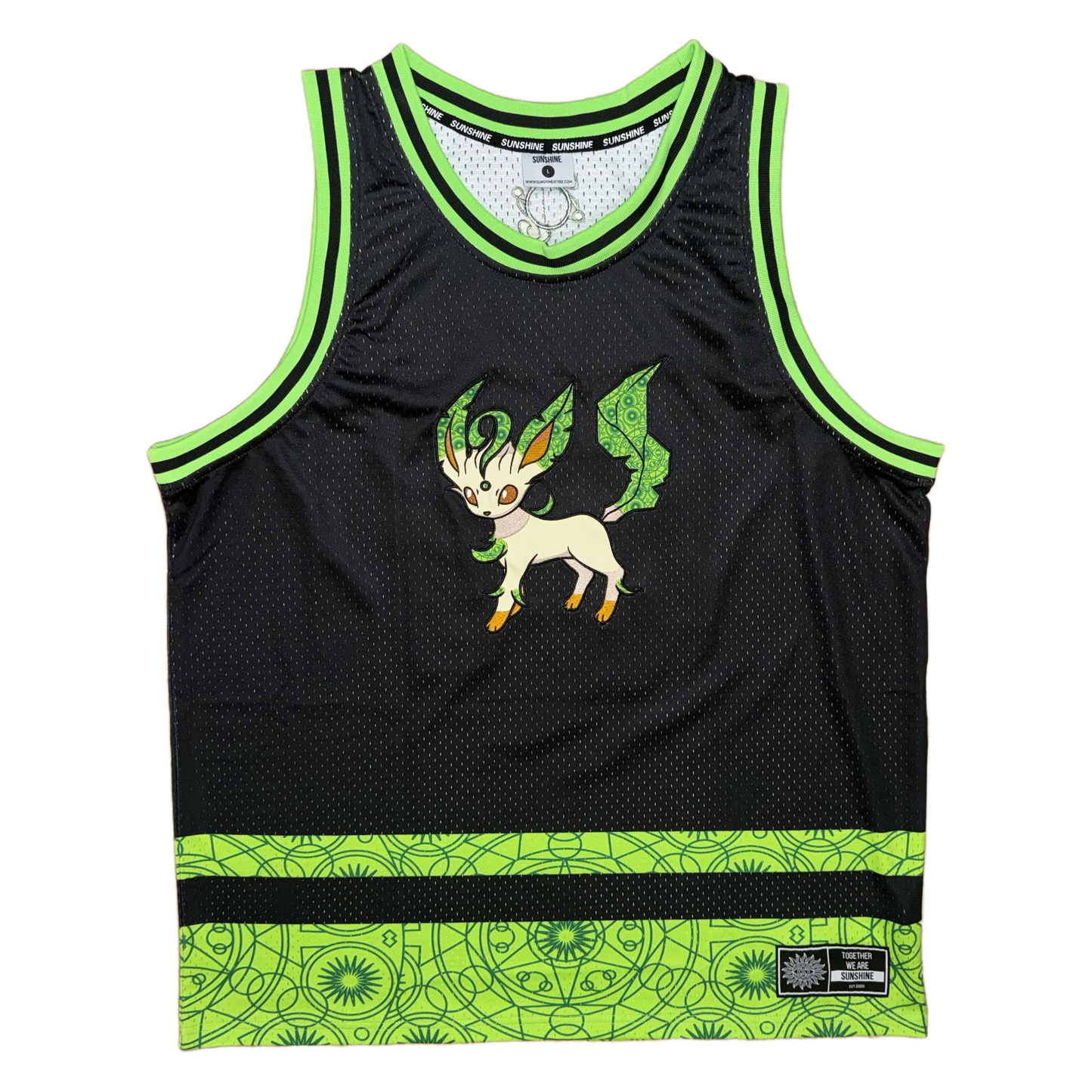CLOVER EMBROIDERED BASKETBALL JERSEY
