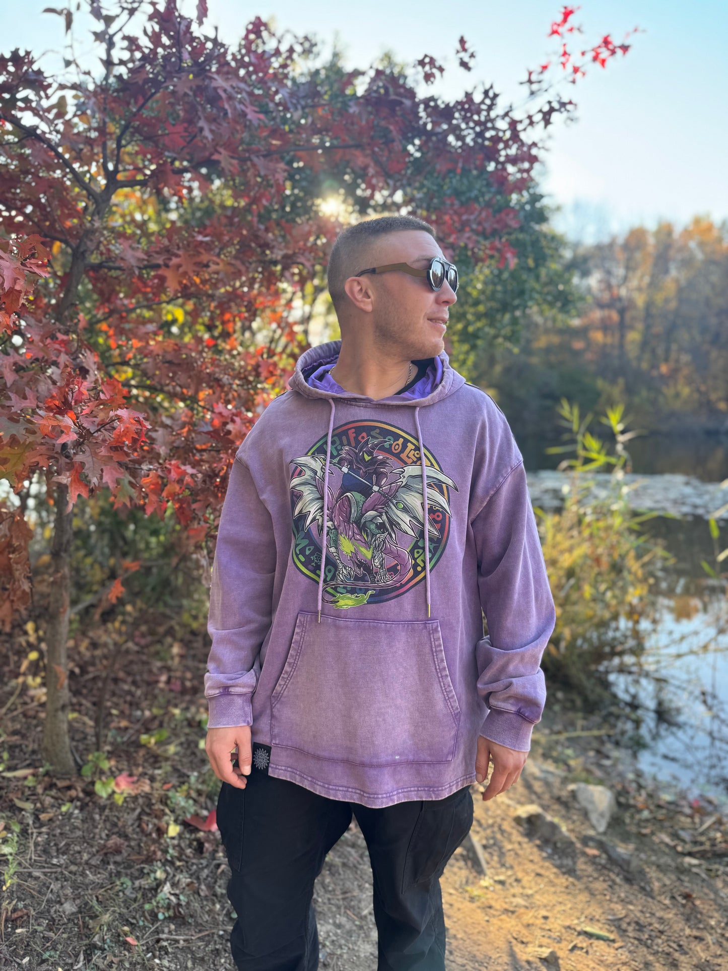 DARK WOBBLE DRAGON HOODIE