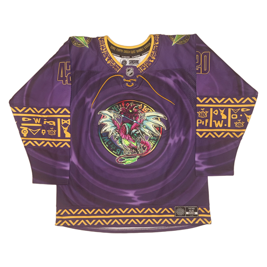 DARK WOBBLE DRAGON HOCKEY JERSEY