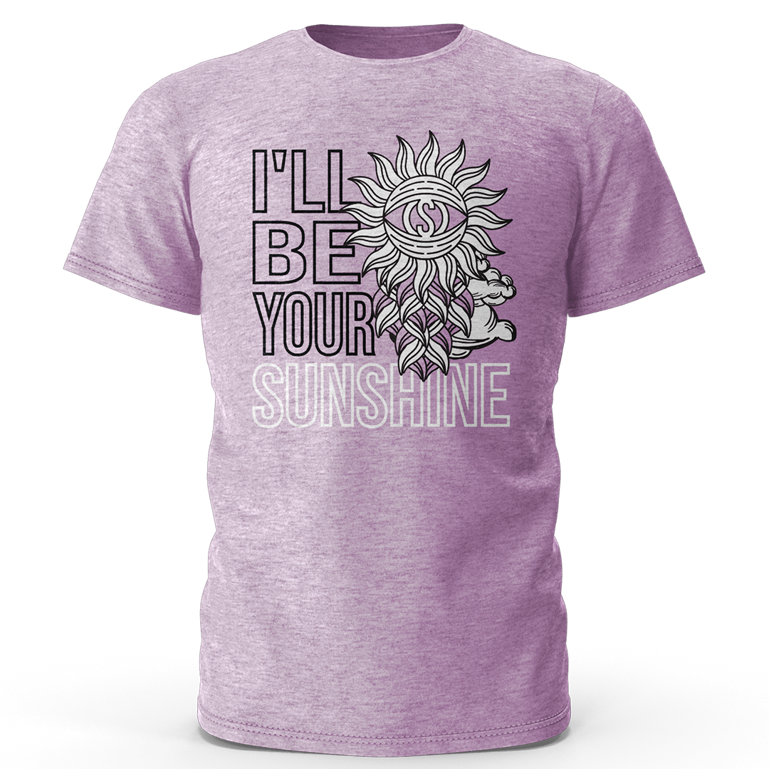 I'LL BE YOUR SUNSHINE LILAC T SHIRT Sunshine Attire