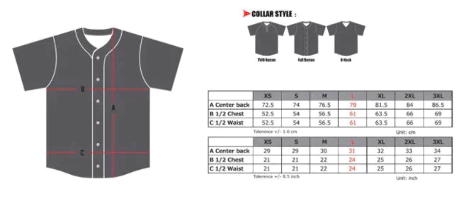 RENEGADES OF LIGHT BASEBALL JERSEY