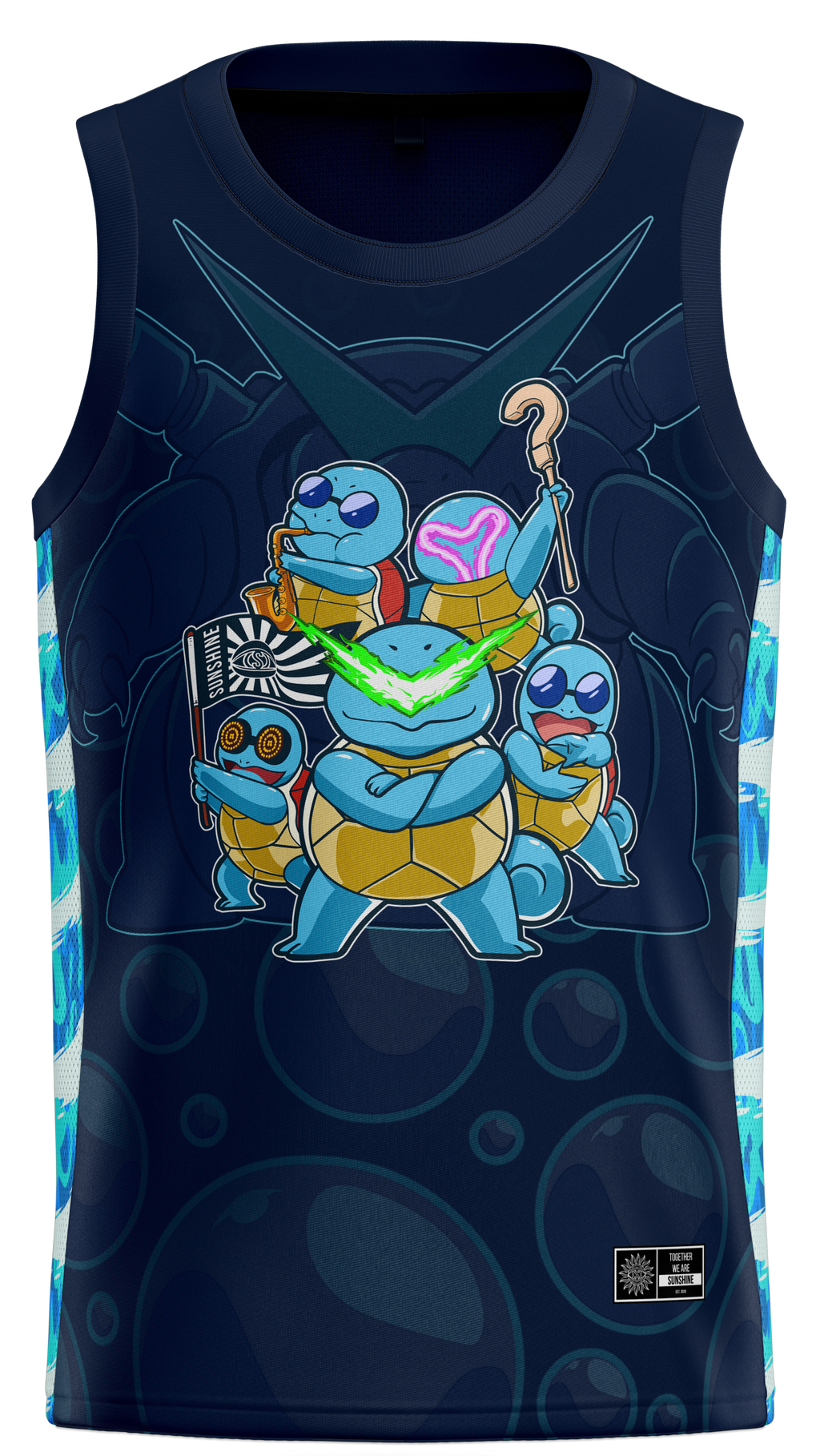 SQUIRTLE SQUAD BASKETBALL JERSEY