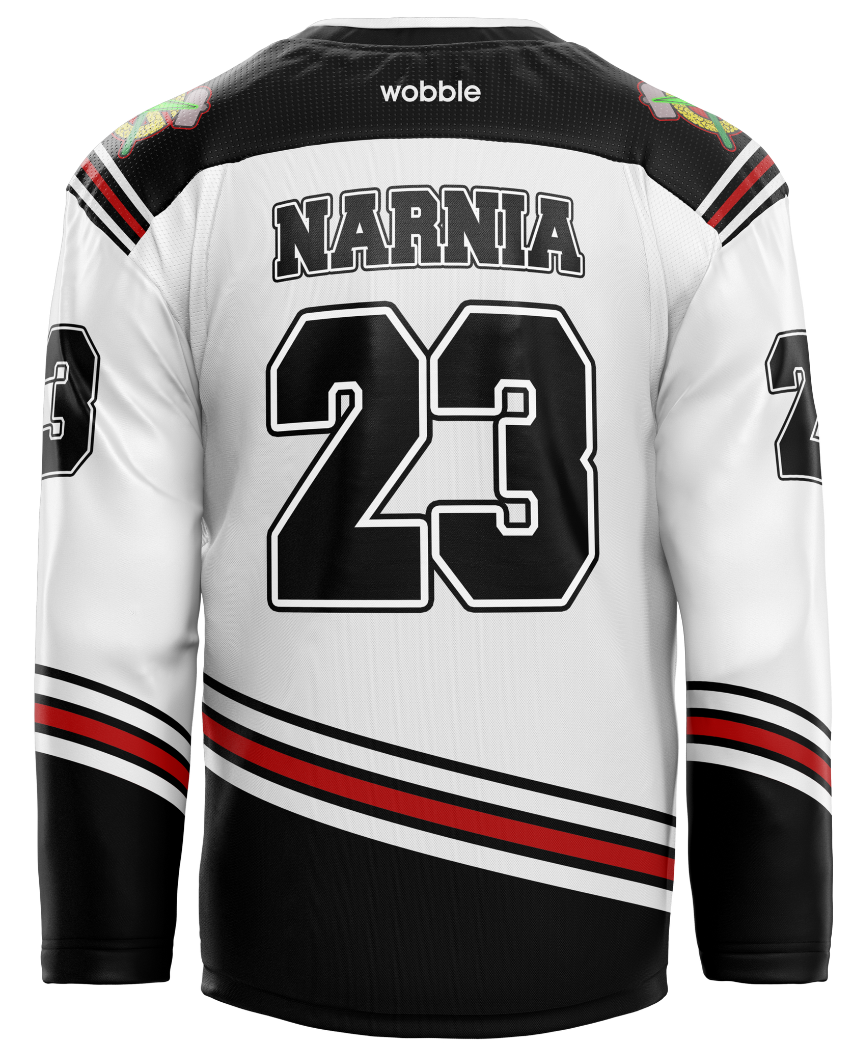 WOBBLE HAWKS V5 HOCKEY JERSEY