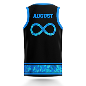 BLUE SPEAKER BASKETBALL JERSEY