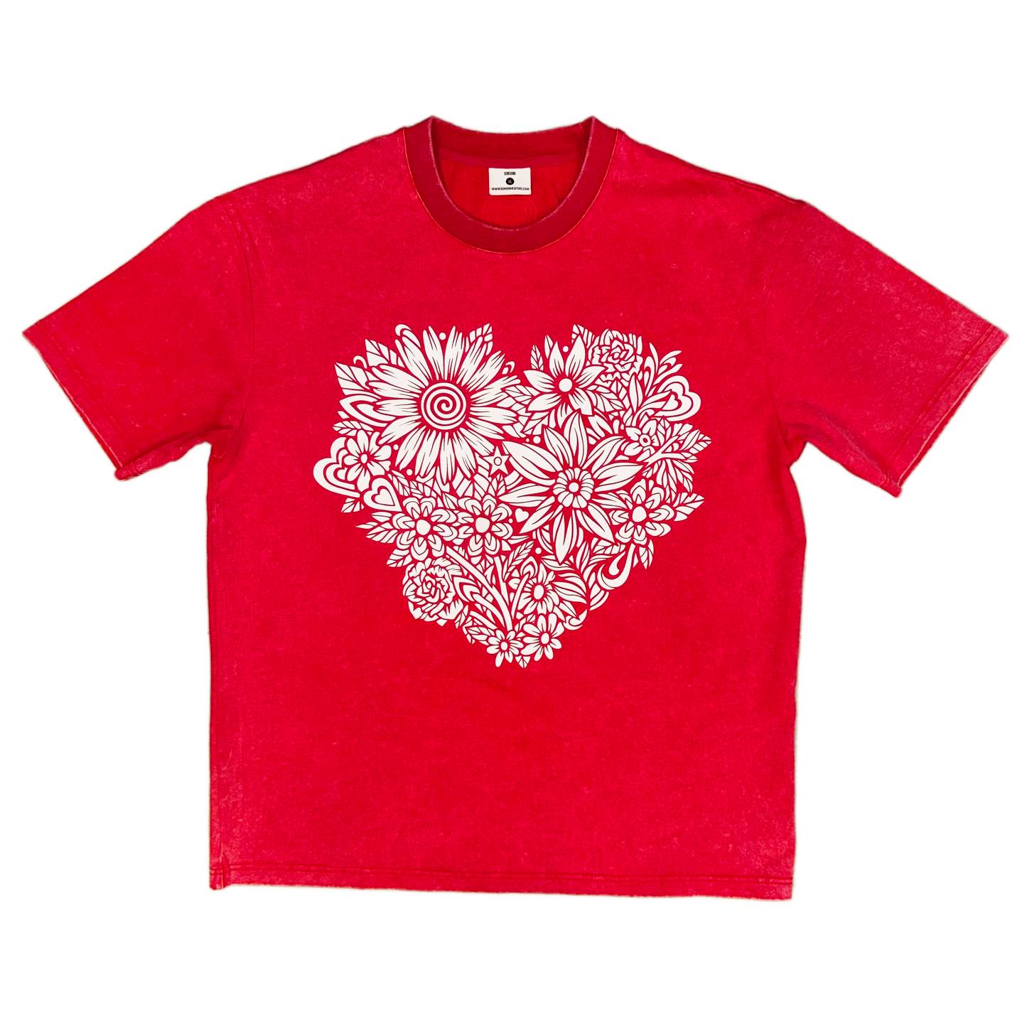 FLORAL HEART CHAYA T- SHIRT