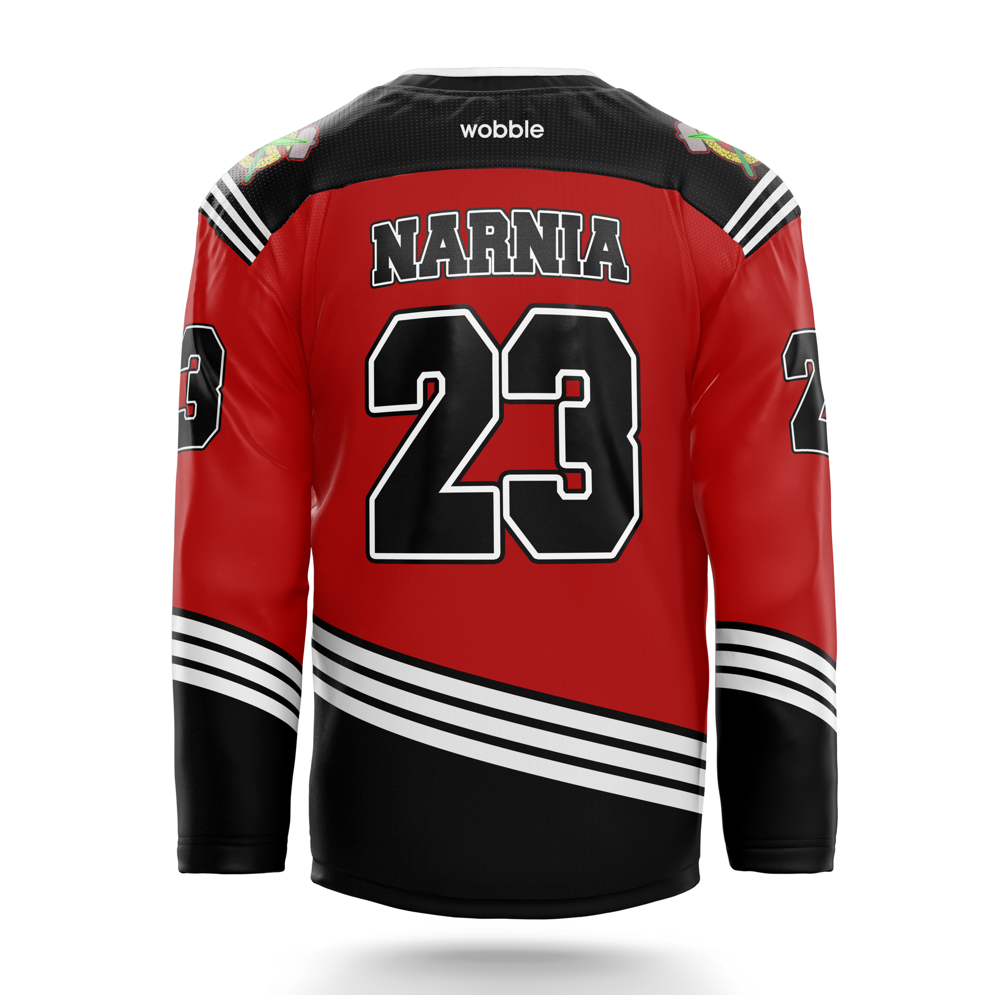 WOBBLE HAWKS V4 HOCKEY JERSEY