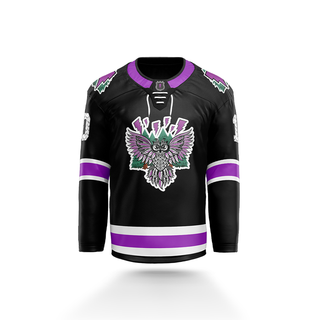 FOREST NIGHT OWL HOCKEY JERSEY