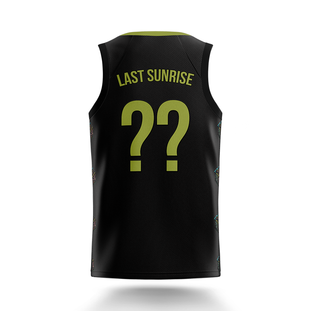 "LAST SUNRISE" BASKETBALL JERSEY