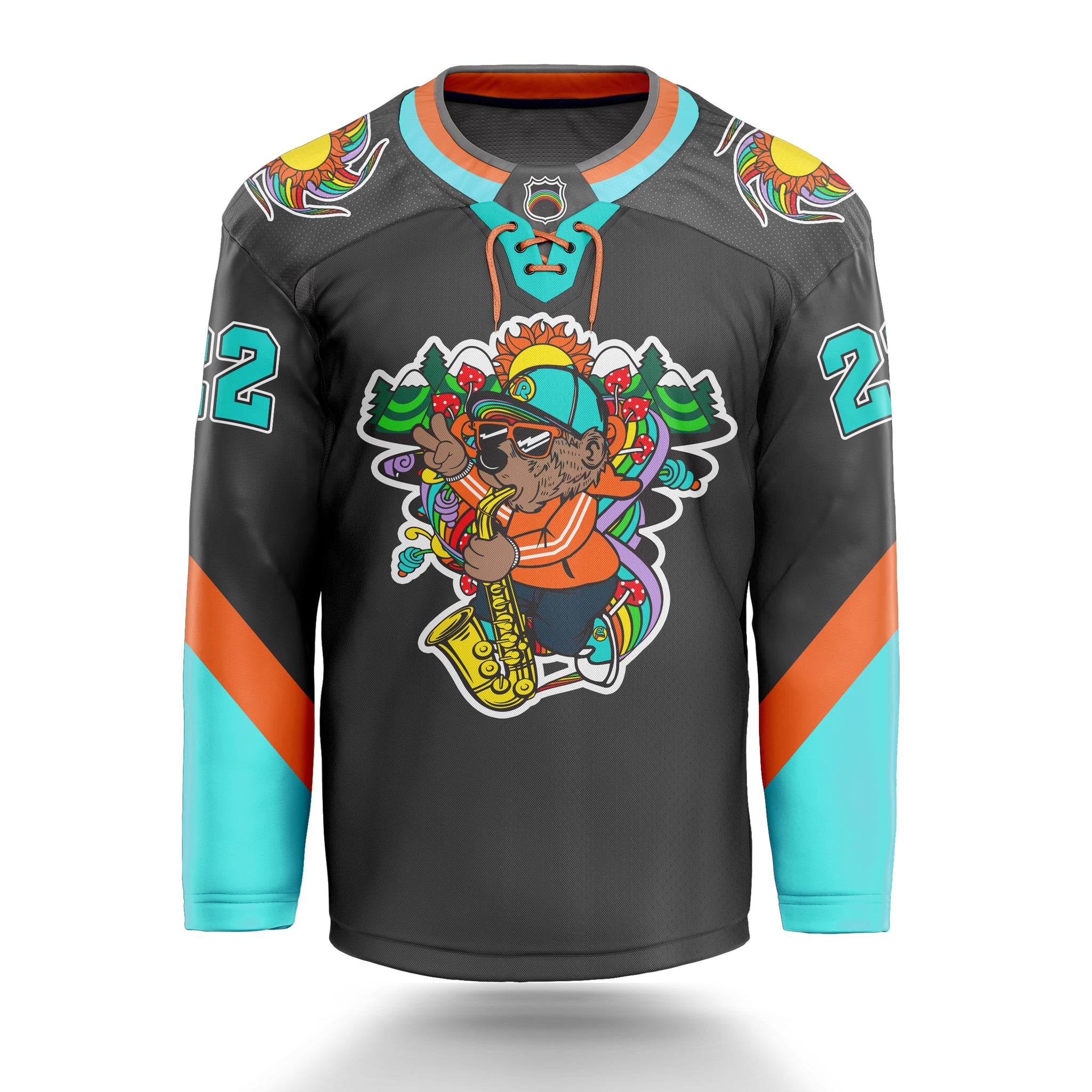 Griz Rainbow Spectrum Spring 2021 Hockey Jersey