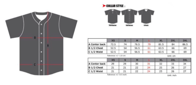 EVALUTION BASEBALL JERSEY